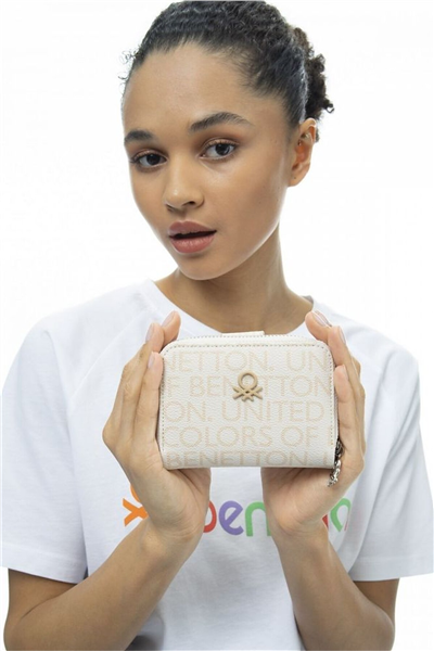 Benetton Monogram Kadın Portföy & Clutch Çanta