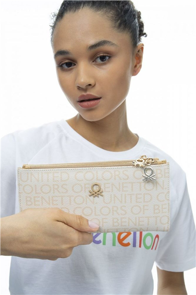 Benetton Monogram Kadın Portföy & Clutch Çanta