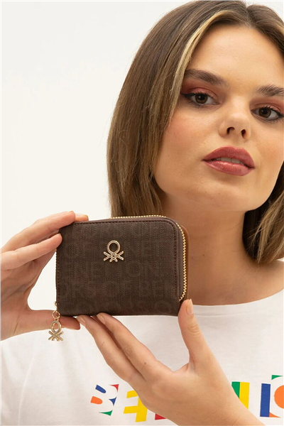 Benetton Monogram Kadın Portföy & Clutch Çanta
