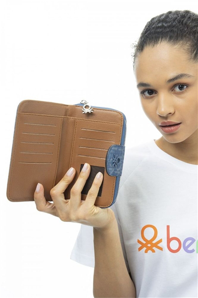 Benetton Monogram Kadın Portföy & Clutch Çanta