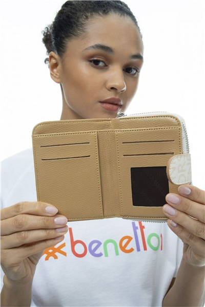 Benetton Monogram Kadın Portföy & Clutch Çanta