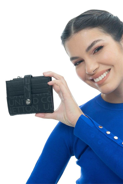 Benetton Monogram Kadın Portföy & Clutch Çanta