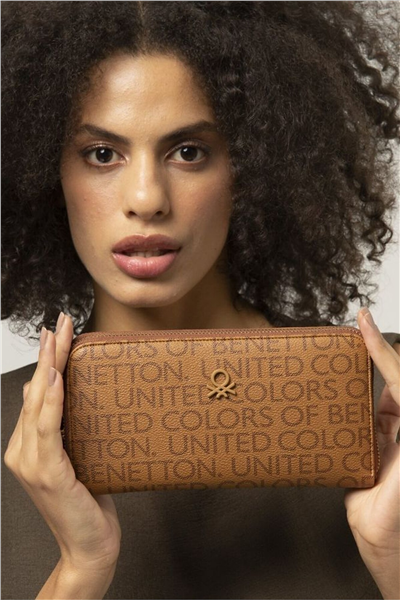 Benetton Monogram Kadın Portföy & Clutch Çanta