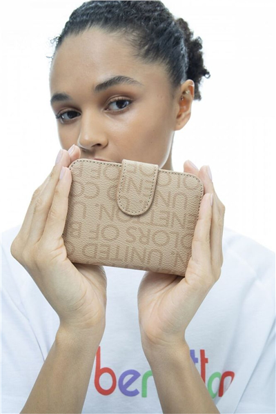 Benetton Monogram Kadın Portföy & Clutch Çanta