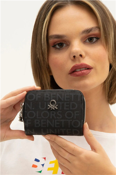 Benetton Monogram Kadın Portföy & Clutch Çanta