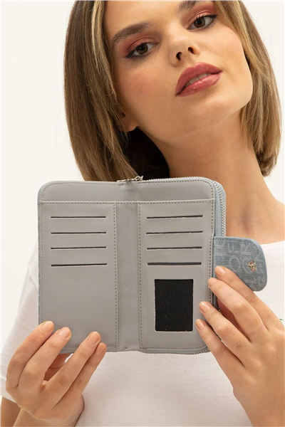 Benetton Monogram Kadın Portföy & Clutch Çanta
