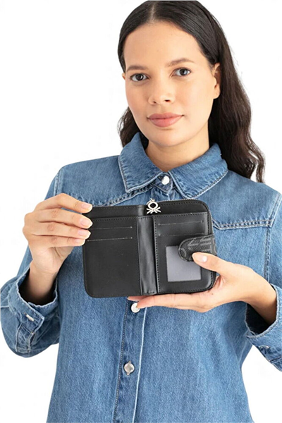 Benetton Monogram Kadın Portföy & Clutch Çanta