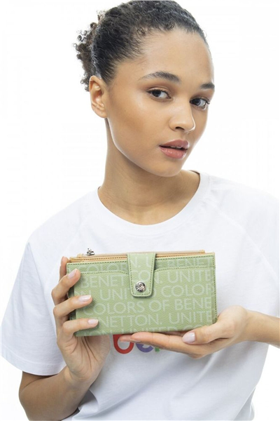 Benetton Monogram Kadın Portföy & Clutch Çanta