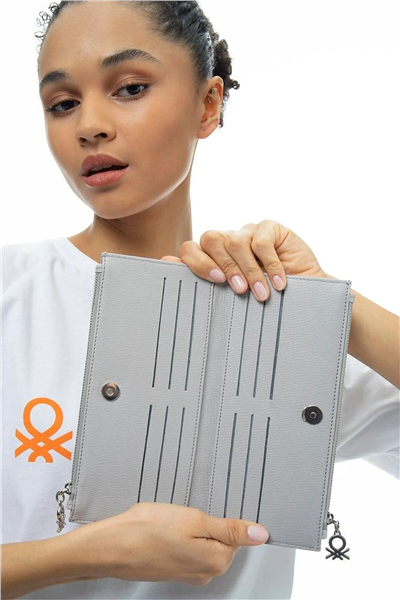 Benetton Monogram Kadın Portföy & Clutch Çanta