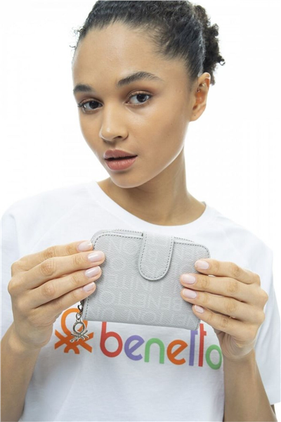 Benetton Monogram Kadın Portföy & Clutch Çanta