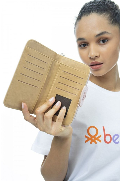 Benetton Monogram Kadın Portföy & Clutch Çanta