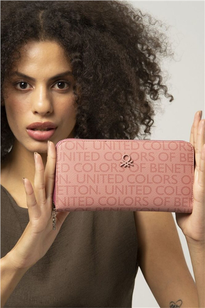 Benetton Monogram Kadın Portföy & Clutch Çanta