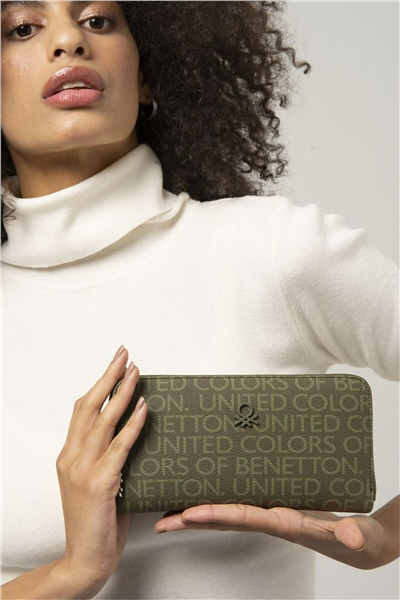 Benetton Monogram Kadın Portföy & Clutch Çanta
