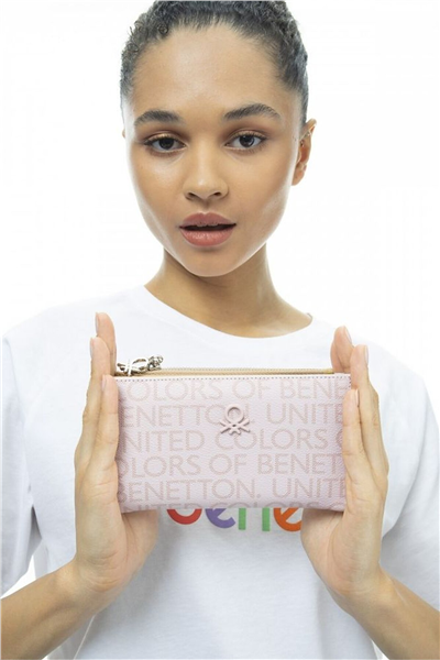 Benetton Monogram Kadın Portföy & Clutch Çanta