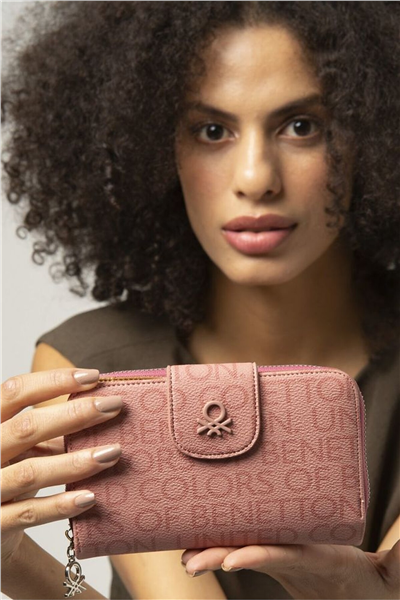 Benetton Monogram Kadın Portföy & Clutch Çanta