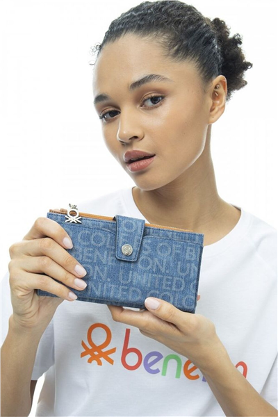 Benetton Monogram Kadın Portföy & Clutch Çanta