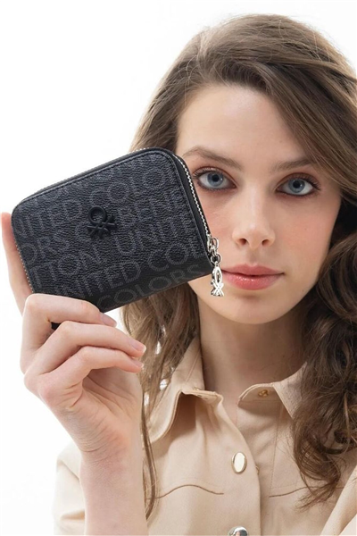 Benetton Monogram Kadın Portföy & Clutch Çanta