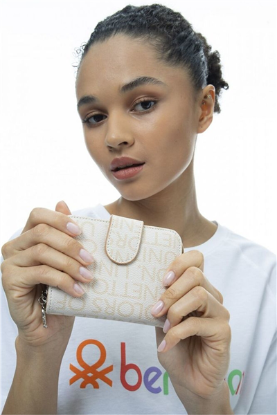 Benetton Monogram Kadın Portföy & Clutch Çanta