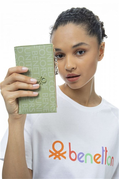 Benetton Monogram Kadın Portföy & Clutch Çanta