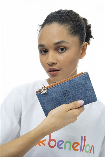 Benetton Monogram Kadın Portföy & Clutch Çanta