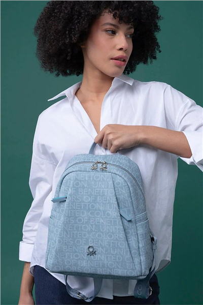 Benetton Monogram Kadın Sırt Çantası