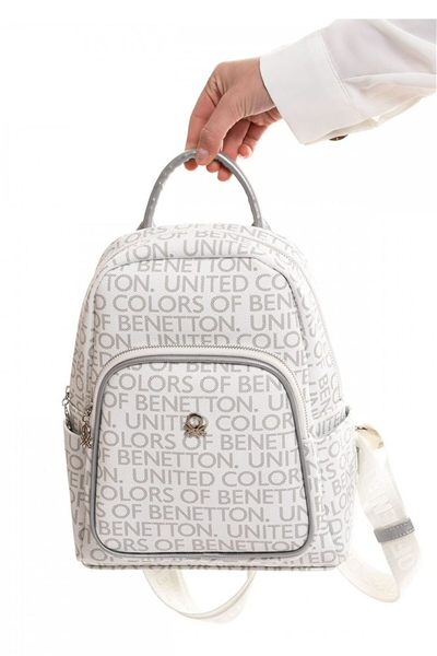 Benetton Monogram Kadın Sırt Çantası