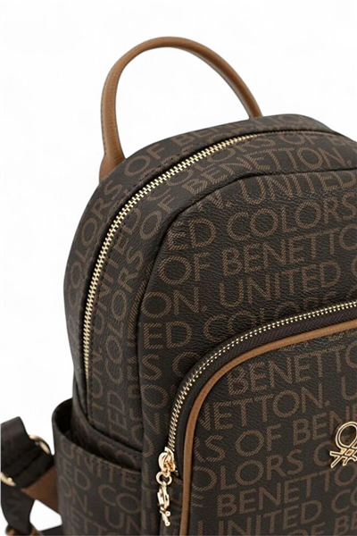 Benetton Monogram Kadın Sırt Çantası