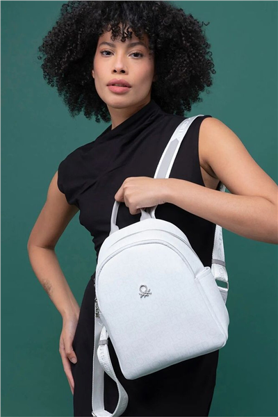 Benetton Monogram Kadın Sırt Çantası
