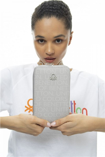 Benetton Monogram Kadın Telefon Çantası