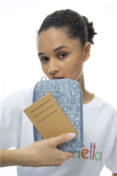 Benetton Monogram Kadın Telefon Çantası