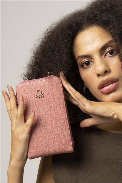 Benetton Monogram Kadın Telefon Çantası