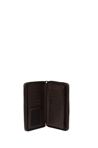 Bilik Deri Logo Detaylı Erkek Portföy & Clutch Çanta