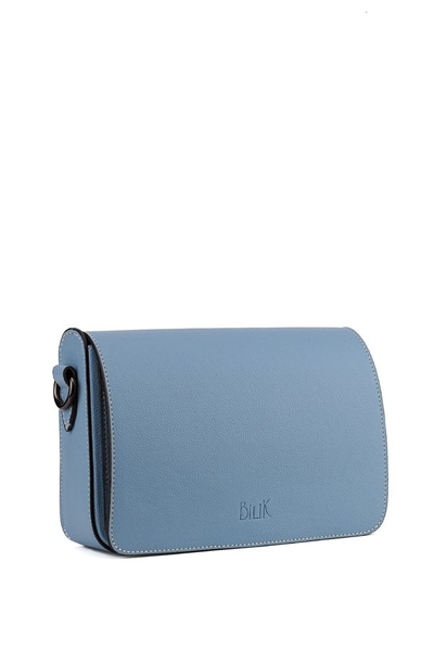 Bilik Deri Logo Detaylı Kadın Çapraz Askılı Çanta