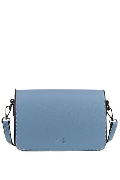 Bilik Deri Logo Detaylı Kadın Çapraz Askılı Çanta