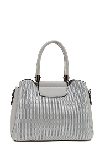 Bilik Deri Logo Detaylı Kadın El Çantası