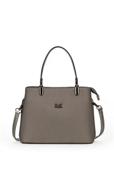 Bilik Deri Logo Detaylı Kadın El Çantası