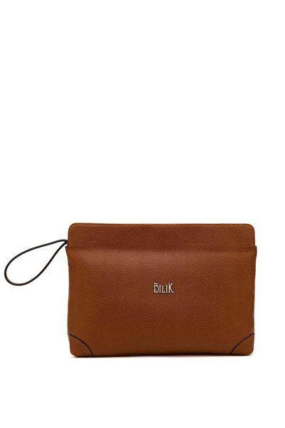 Bilik Deri Logo Detaylı Kadın Portföy & Clutch Çanta