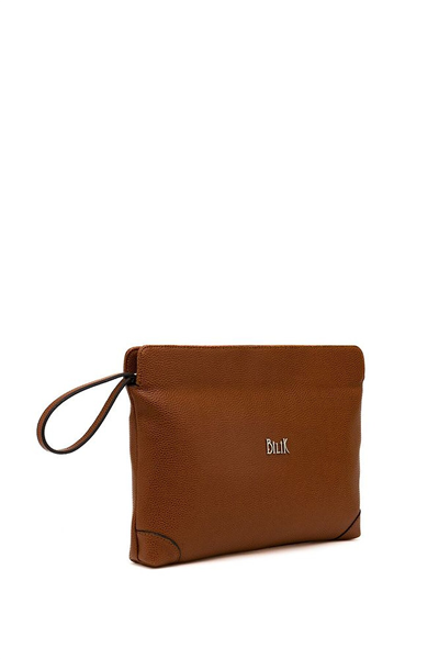 Bilik Deri Logo Detaylı Kadın Portföy & Clutch Çanta
