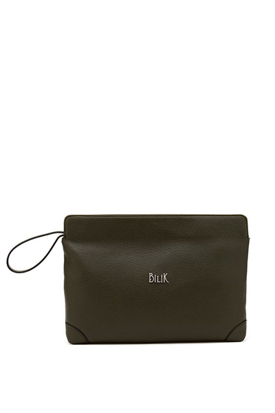 Bilik Deri Logo Detaylı Kadın Portföy & Clutch Çanta