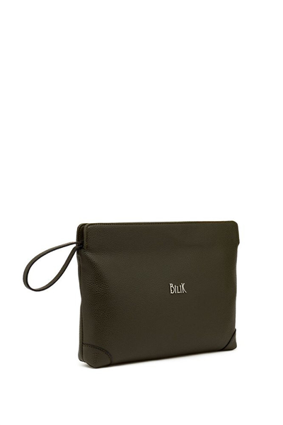 Bilik Deri Logo Detaylı Kadın Portföy & Clutch Çanta