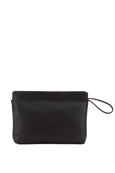 Bilik Deri Logo Detaylı Kadın Portföy & Clutch Çanta