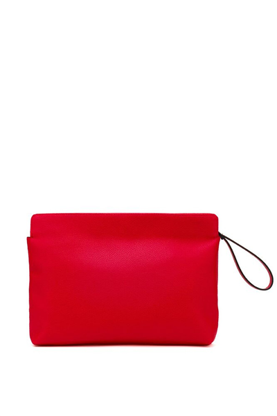 Bilik Deri Logo Detaylı Kadın Portföy & Clutch Çanta