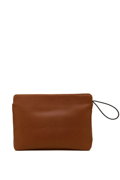 Bilik Deri Logo Detaylı Kadın Portföy & Clutch Çanta