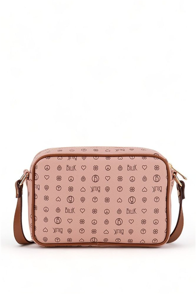 Bilik Deri Monogram Kadın Çapraz Askılı Çanta