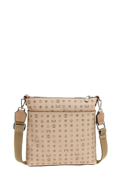 Bilik Deri Monogram Kadın Çapraz Askılı Çanta