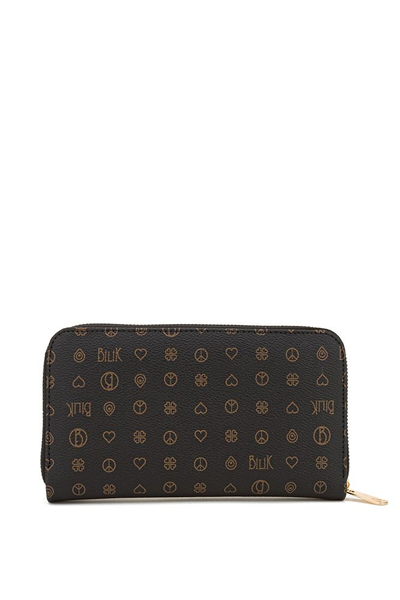 Bilik Deri Monogram Kadın Cüzdan