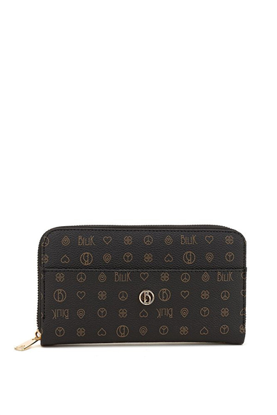 Bilik Deri Monogram Kadın Cüzdan