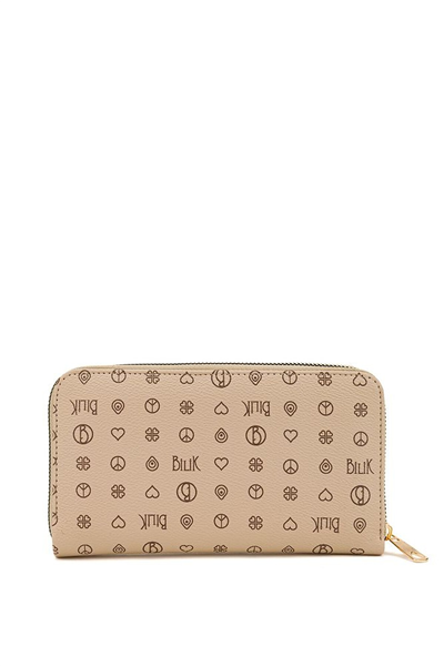 Bilik Deri Monogram Kadın Cüzdan