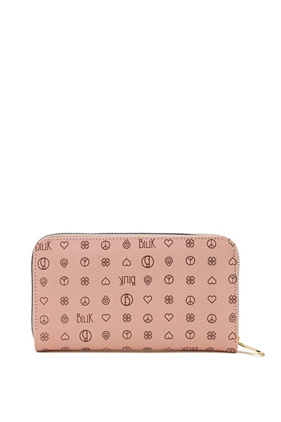 Bilik Deri Monogram Kadın Cüzdan