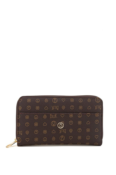 Bilik Deri Monogram Kadın Cüzdan